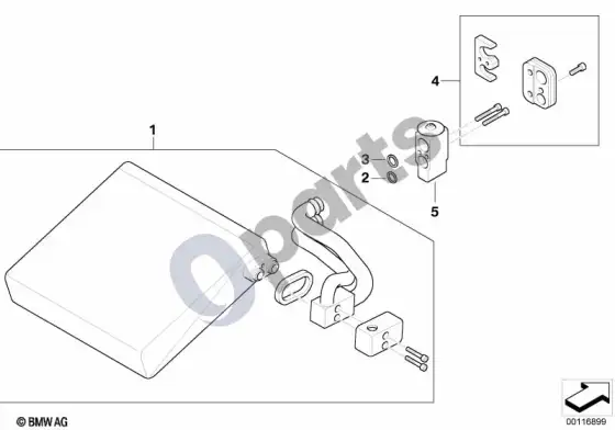 BMW Z4 E85 E86 garintuvas / išsiplėtimo vožtuvas – schema