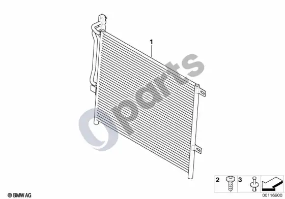 BMW Z4 E85 E86 kondicionieriaus kondensatorius – schema
