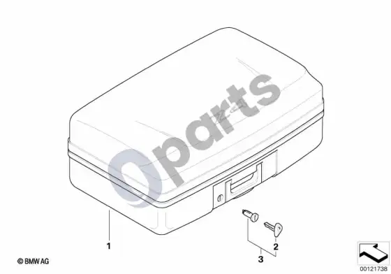 BMW Z4 E85 E86 lagaminas – schema