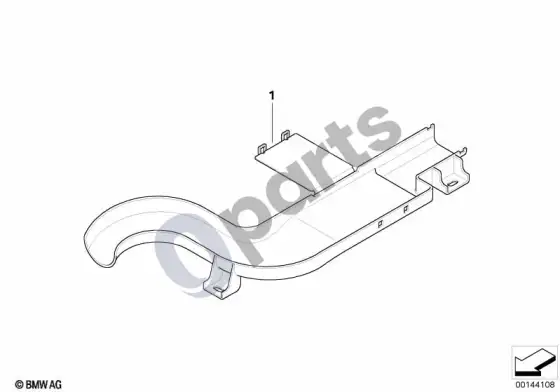 BMW Z4 E85 E86 laidų kanalas – schema