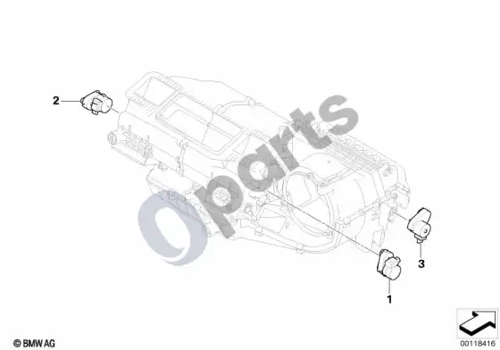 BMW Z4 E85 E86 oro kondicionieriaus pavara – schema
