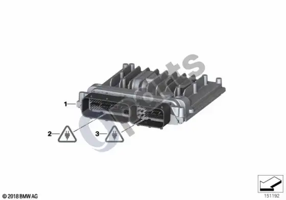 BMW Z4 E85 E86 pagrindinis valdymo blokas DME / MSS70 – schema