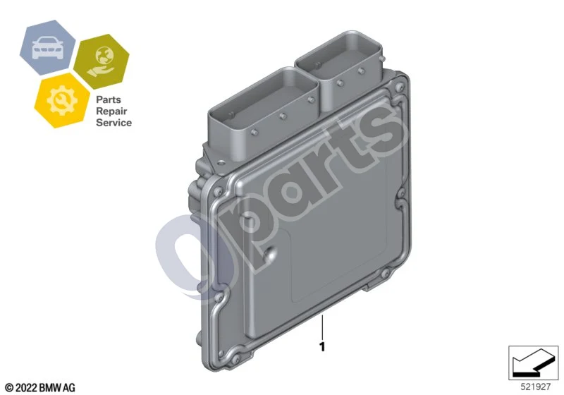 BMW Z4 E85 E86 (2002–2008) PartsRepairService / DME pagrindinis valdymo blokas schema – pozicija 01: DME/DDE valdymo blokų remonto užsakymas