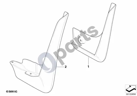 BMW Z4 E85 E86 purvasaugiai – schema