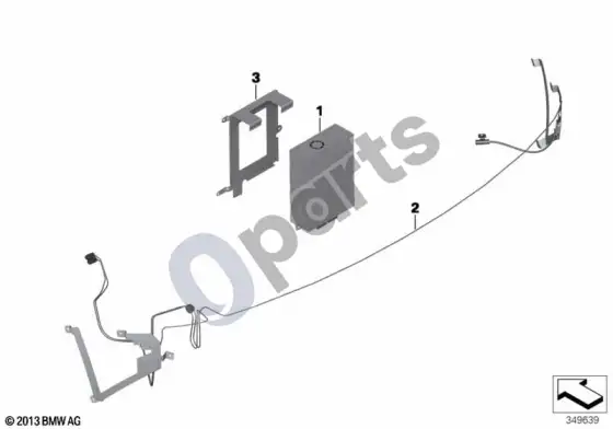 BMW Z4 E85 E86 TV sistema – schema