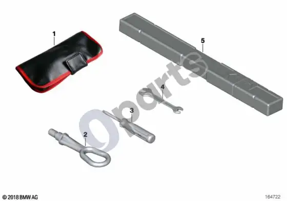 BMW Z4 E85 E86 įrankių komplektas/domkratas (Z4 E85 z42.0i) – schema