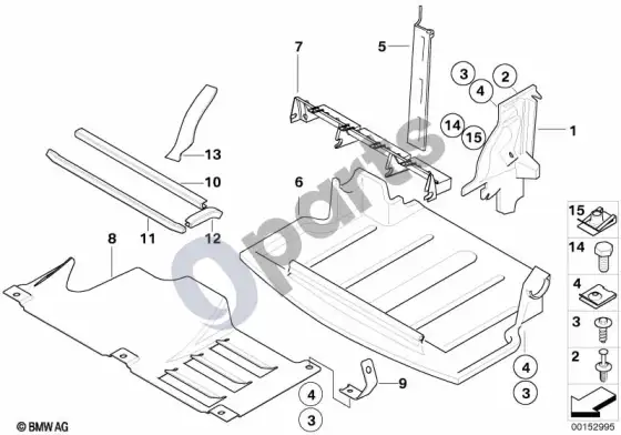 BMW Z4 E85 E86 oro kanalas (Z4 E85 z42.0i) – schema