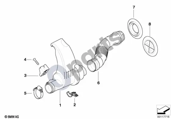 BMW Z4 E85 E86 garso generatorius (Z4 E85 z42.2i, Z4 E85 z42.5im54) – schema
