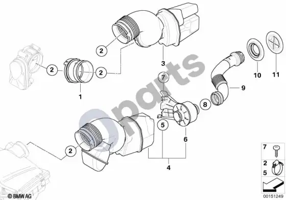 BMW Z4 E85 E86 guminis gaubtelis/garso generatorius (Z4 E85 z43.0si) – schema