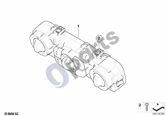 BMW Z4 E85 E86 oro kondicionieriaus valdymas (Z4 E86 z43.0si) – schema