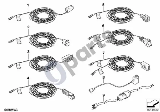 BMW Z4 E85 E86 remonto laidas, oro pagalvė (Z4 E86 z43.0si) – schema