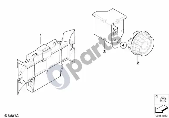 BMW Z4 E85 E86 signalizacija (Z4 E86 z43.0si) – schema