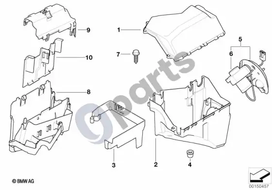 BMW Z4 E85 E86 valdymo bloko dėžė (Z4 E86 z43.0si) – schema