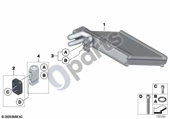 BMW Z4 E89 garintuvas / išsiplėtimo vožtuvas – schema