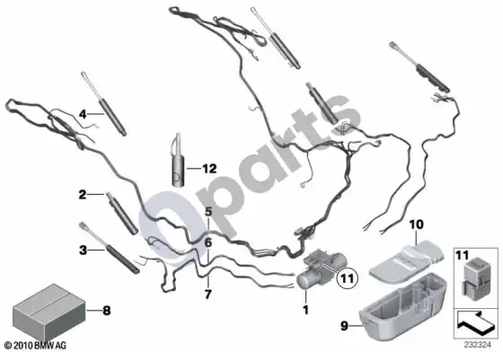 BMW Z4 E89 hidraulika – schema