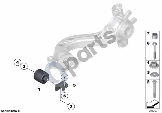 BMW Z4 E89 vibracijos slopintuvas – schema