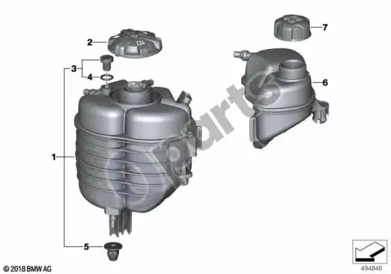 BMW Z4 G29 išsiplėtimo bakelis – schema