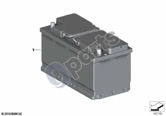 BMW Z4 G29 originalus BMW akumuliatorius – schema
