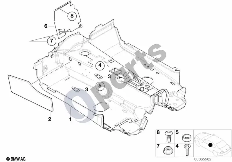 Apsauginis dangtis BMW 51477008775