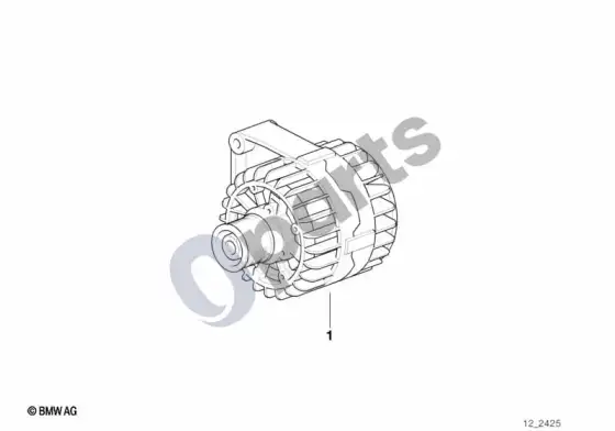 BMW Z8 E52 kompaktiškas generatorius – schema