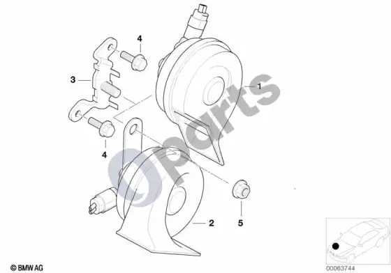 BMW Z8 E52 signalas – schema