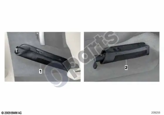 BMW Z8 E52 skėtis su dėklu – schema