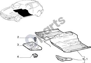 Fiat Bravo (2007–2014) Grindys – schema