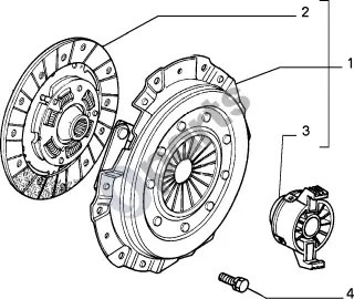 Fiat Bravo (2007–2014) Sankaba – schema