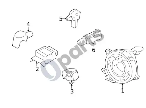 Ford Focus jutikliai (1) – schema