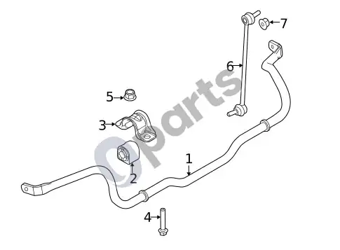 Ford Focus įvorės (1) – schema