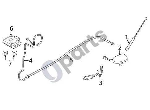 Ford Focus navigacijos sistema – schema