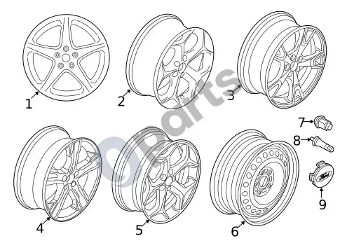 Ford Focus ratas (1) – schema