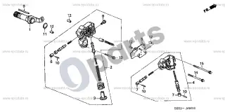 Honda City (2002–2008) Reguliatorius – schema