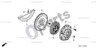 Honda FR-V (2004–2009) Sankaba – schema