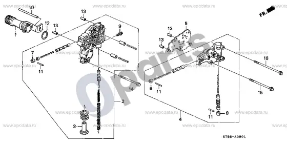 Honda Integra reguliatorius – schema