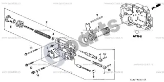 Honda Legend (2004–2008) Reguliatorius – schema