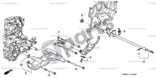 Honda Odyssey Perjungimo šakutė – schema