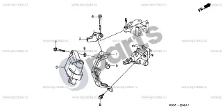 Honda Prelude (1997–2001) Uždegimo ritė – schema