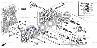 Honda Stream Servo korpusas – schema