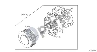 Infiniti G35 274 - Kompresorius – schema