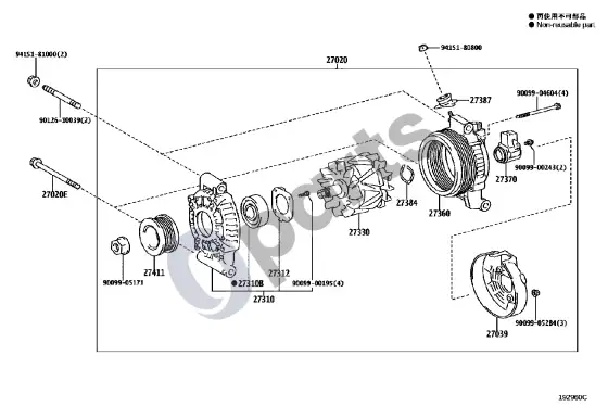 Lexus IS-F generatorius – schema