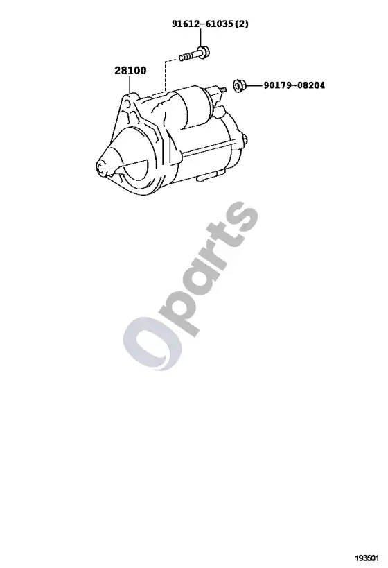 Lexus LFA starteris – schema