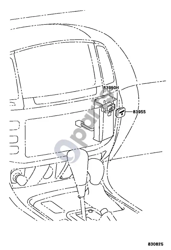 Lexus LX 470 indikatorius – schema