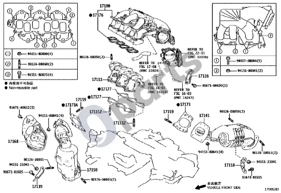 Lexus RX III kolektorius – schema