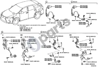 Lexus RX V (2022–) ABS ir VSC – schema