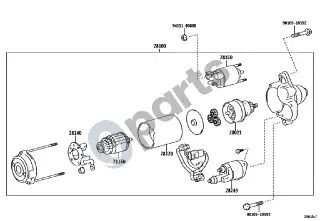 Lexus RX V (2022–) Starteris – schema