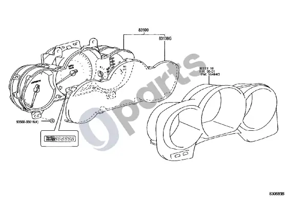 Lexus SC 430 prietaisas – schema