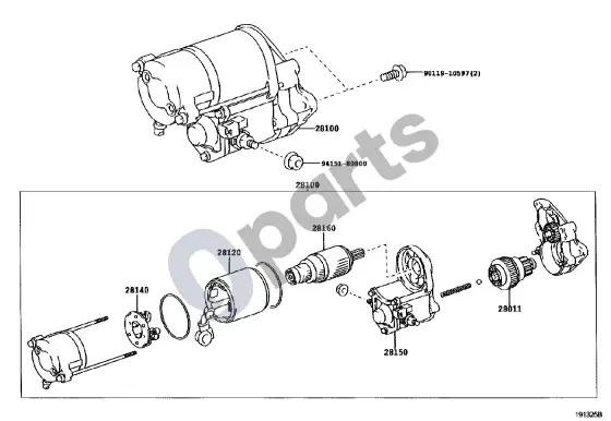 Lexus SC 430 starteris – schema