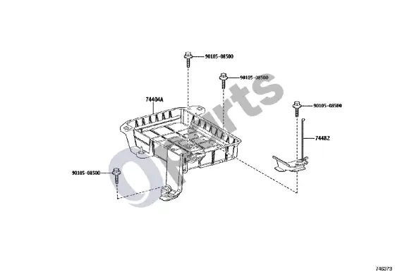 Lexus UX akumuliatoriaus lizdas – schema