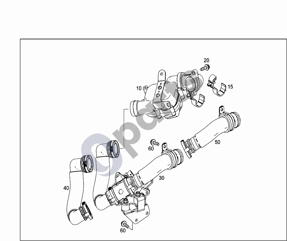 Mercedes-Benz A W176 (2012–2018) Garso generatorius schema – pozicija 10: Garso generatorius (U21)